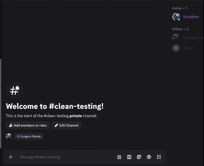 Discord /add command searching for Greataxe and adding it to inventory